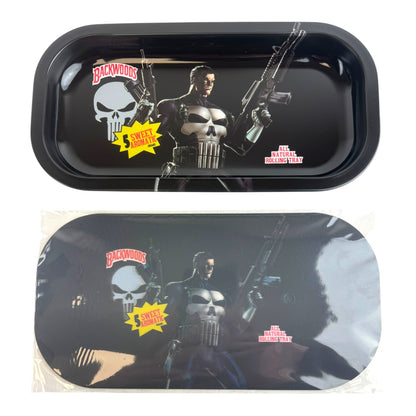 BW 3D Small Metal Rolling Tray with Magnetic