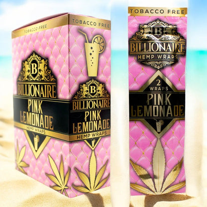 Buy Billionaire Hemp Wraps - Pink Lemonade at Wholesale