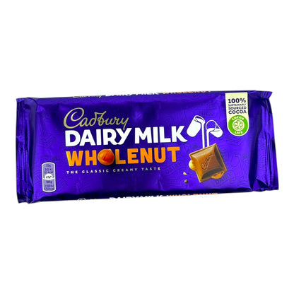 Cadbury Dairy Milk Wholenut 120g Bars