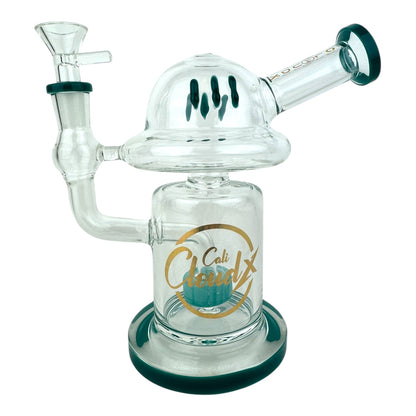 Cali Cloud 7.5" Cylinder Dome Glass Water Pipe