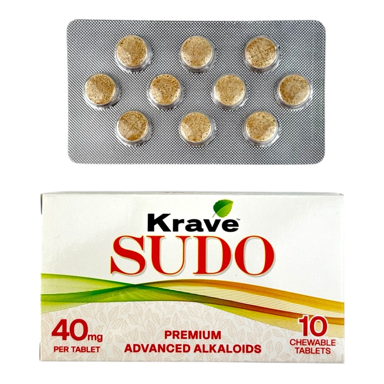 Krave SUDO Pseudo 40mg 10 Tabs 