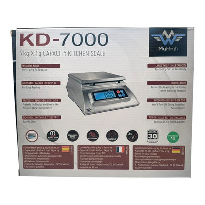 MyWeigh KD-7000 Digital Kitchen Scale 
