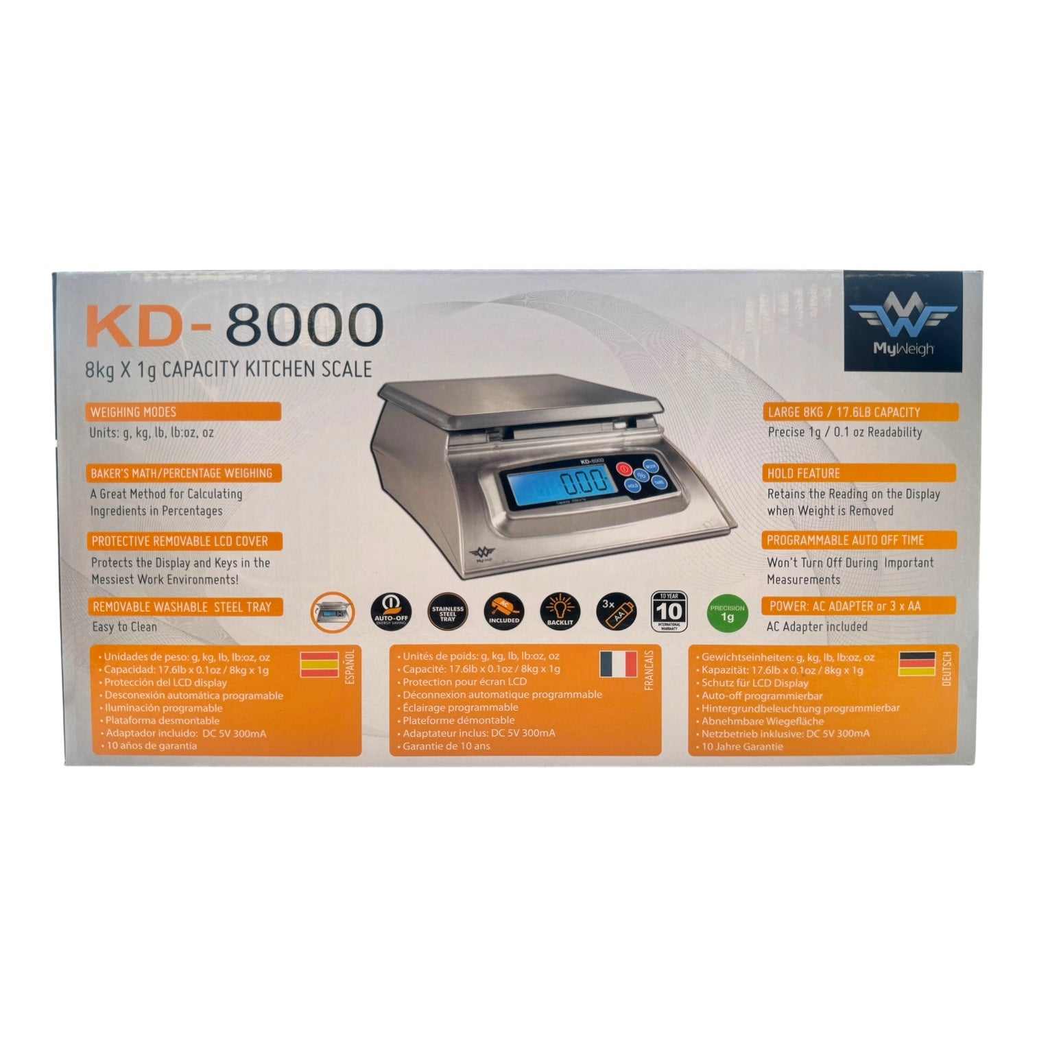 MyWeigh KD-8000 Digital Kitchen