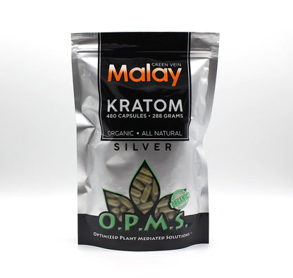  OPMS Kratom Silver Capsules 480 Count