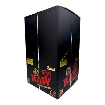 Raw Black Classic 1 1/4" Cones
