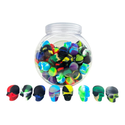 Skull Silicone Wax Oil Container