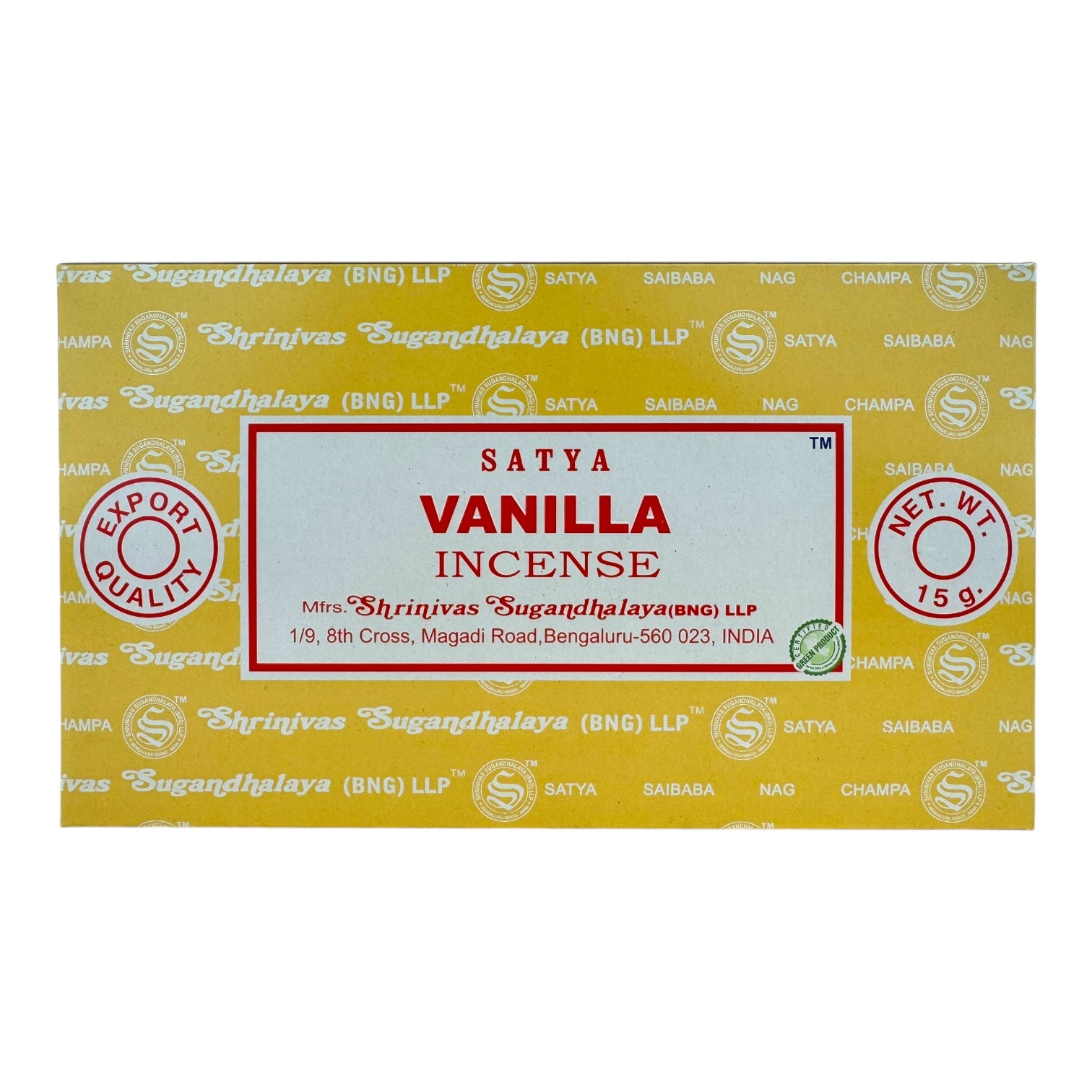 Satya15g Incense (12 Packs per Display)