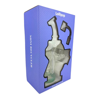 Lollipop Glass Mini Recycler WP-8007 Series-Z5