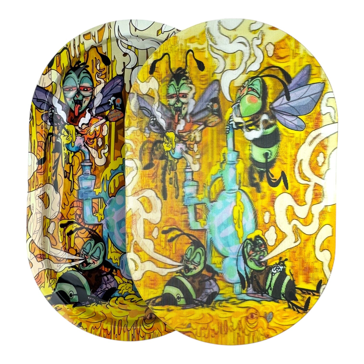 3D Mini Rolling Tray With Magnetic Lid 5.6" x 3.6"