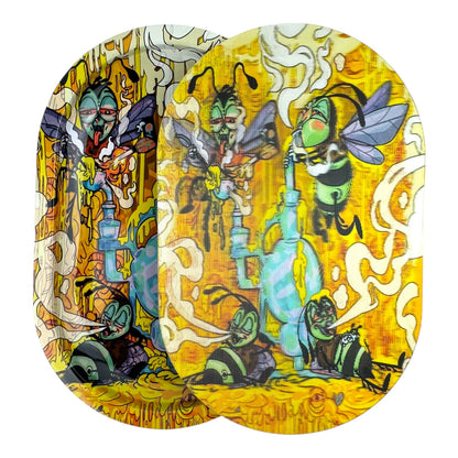 3D Mini Rolling Tray With Magnetic Lid 5.6" x 3.6"