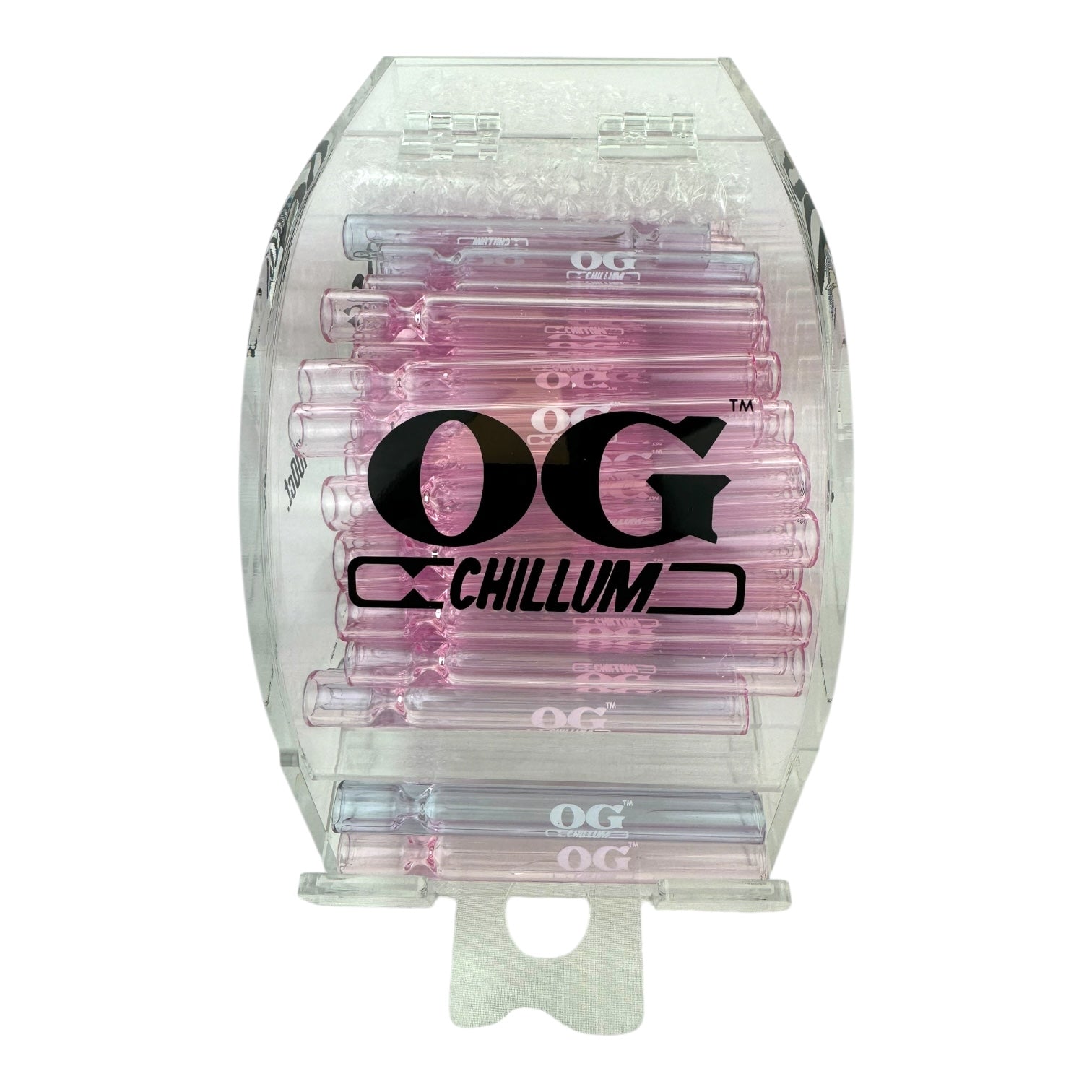 OG Glass Chillum Display - Pink Purple