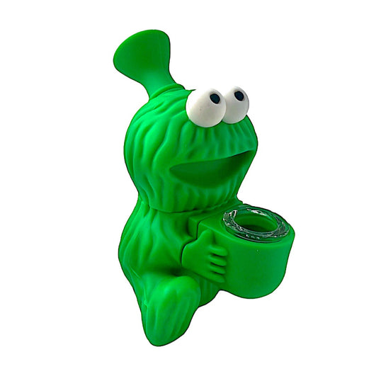 4" Mini Monster Silicone 2pc Water Pipe