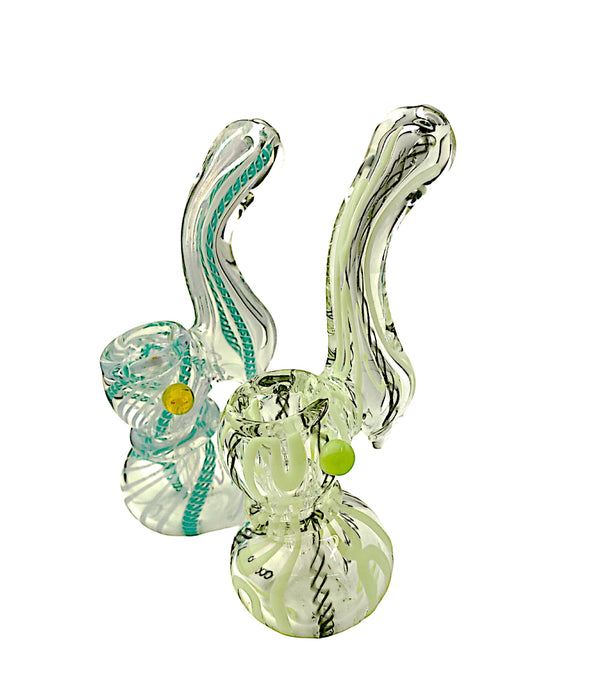 5.5" Slime Wig Wag Bubbler (Assorted Colors)