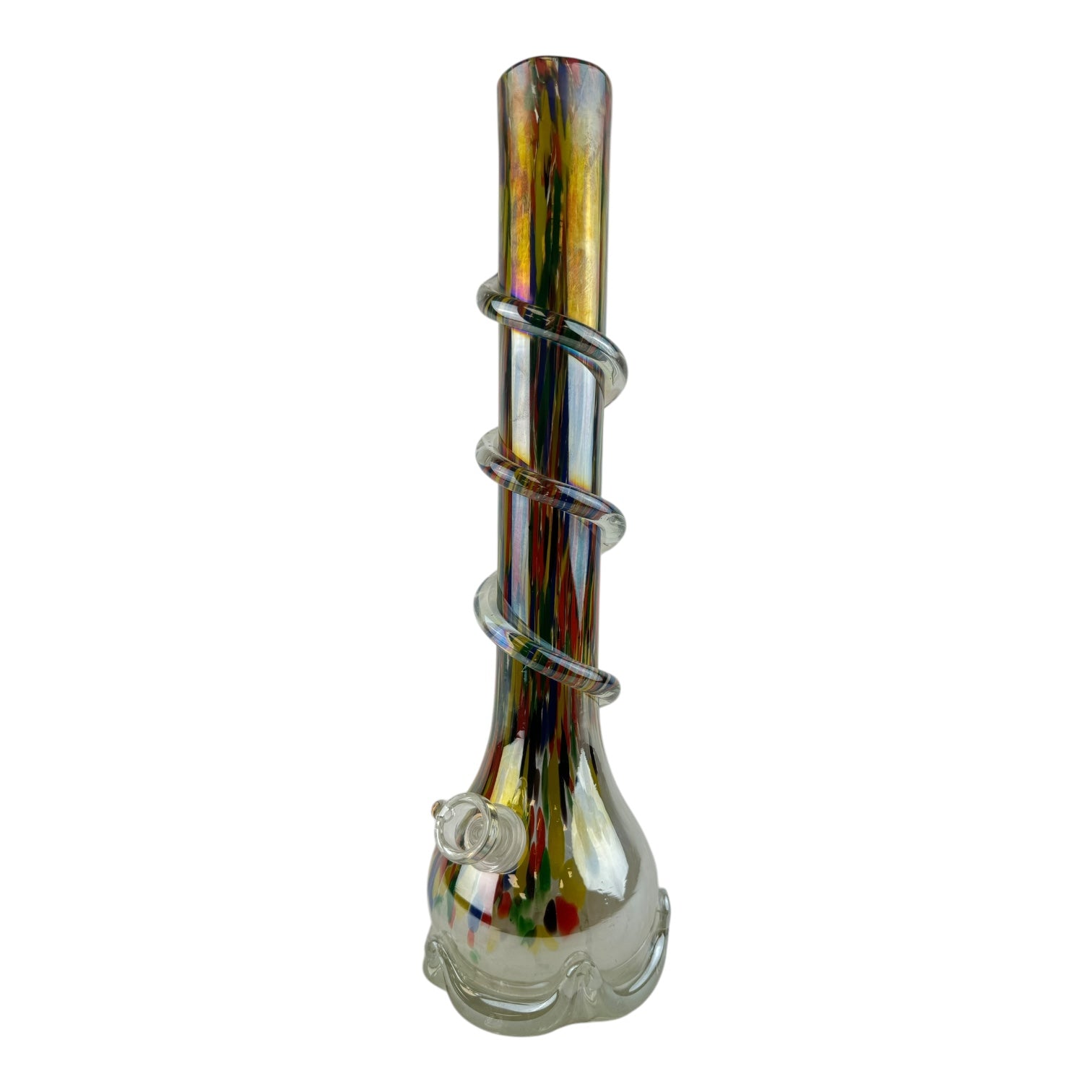 15" Color Swirl Soft Glass Beaker Water Pipe