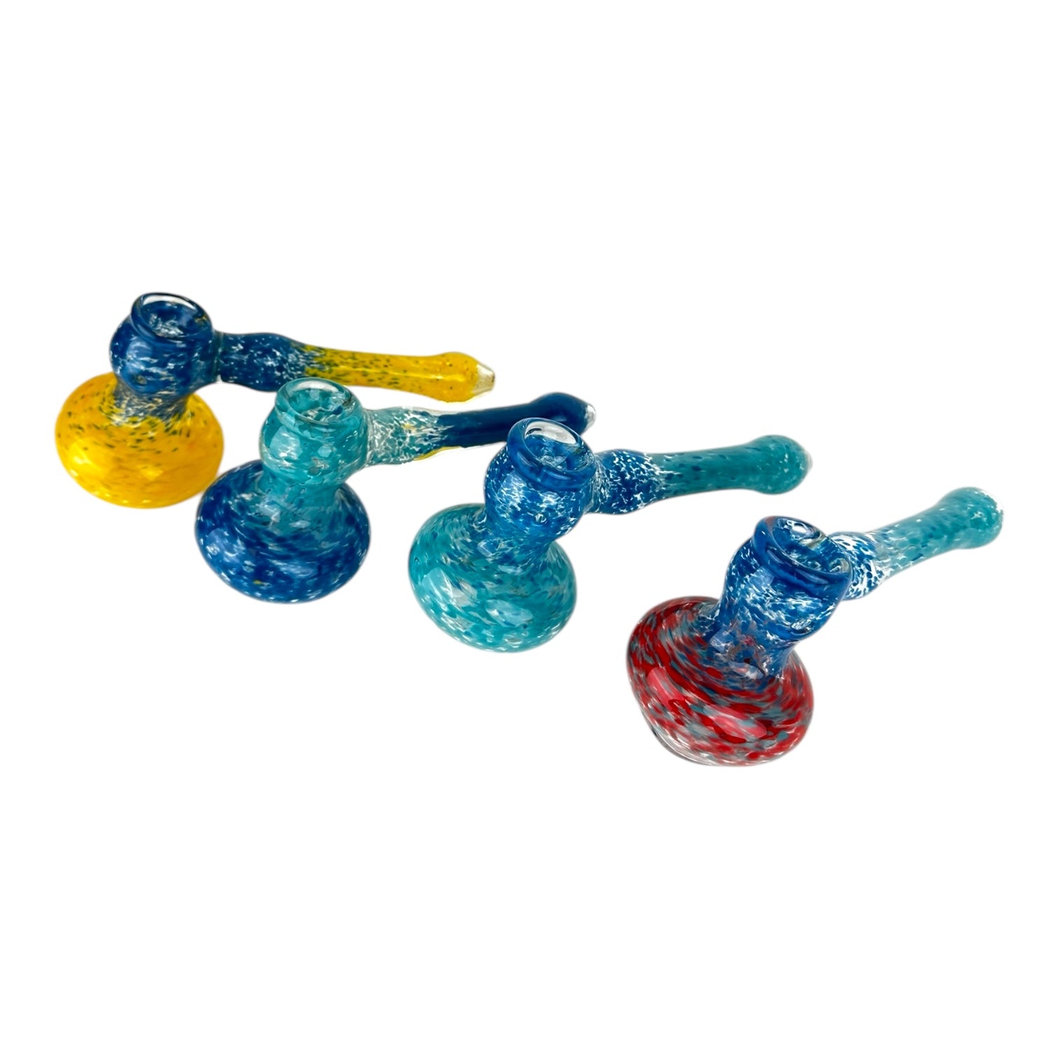 8" Hammer  Glass Bubbler - Assorted Colors
