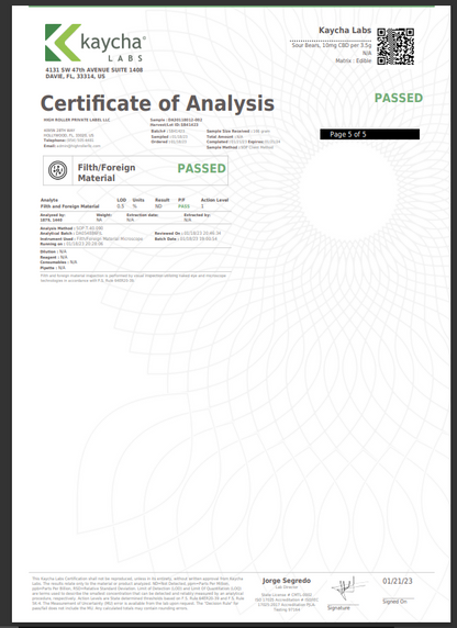 JUST CBD Hemp Infused Gummies 500MG