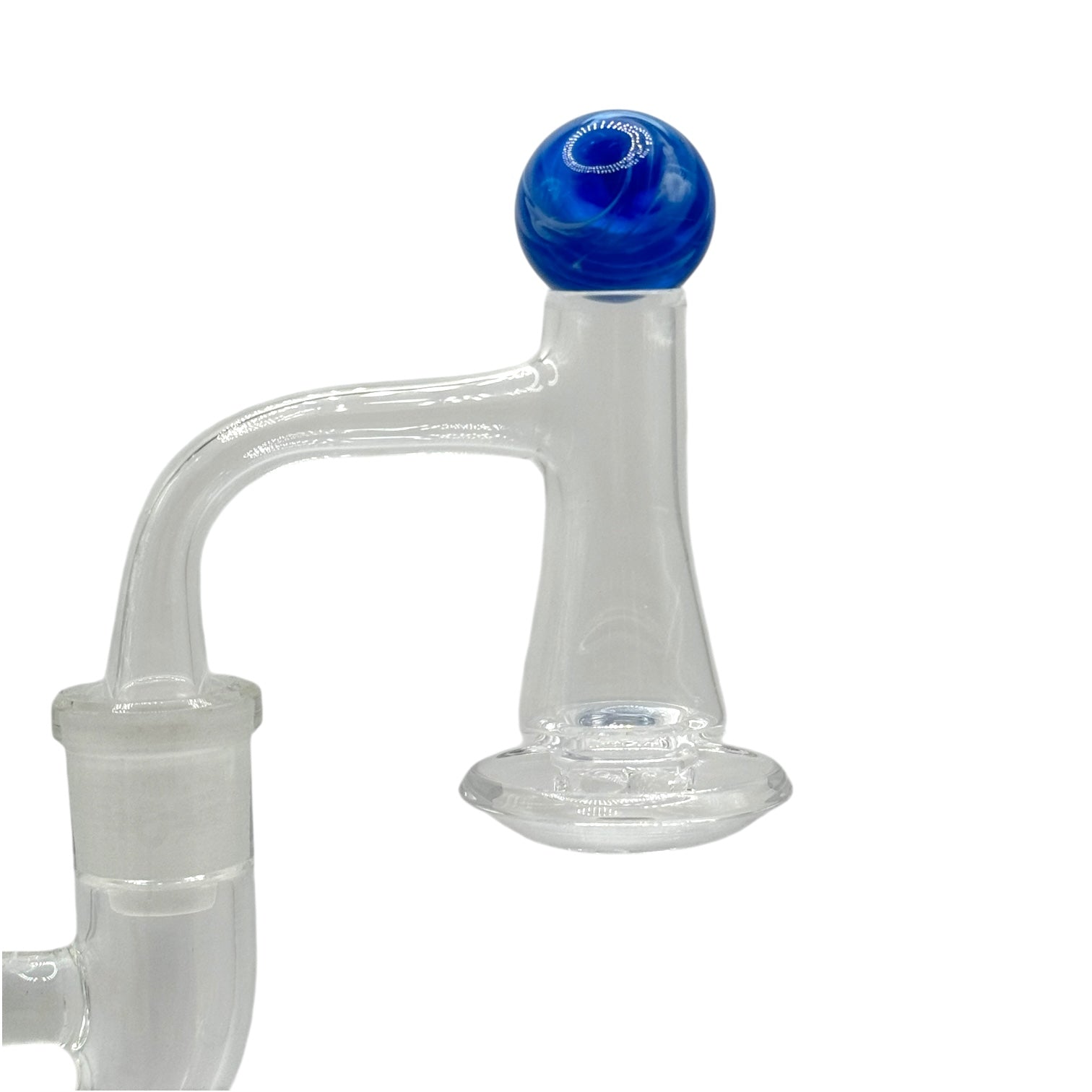 Lollipop QSeries-14 | 14mm Male 90° | Fully Welded Quartz Terp Slurper Set - QZ 114