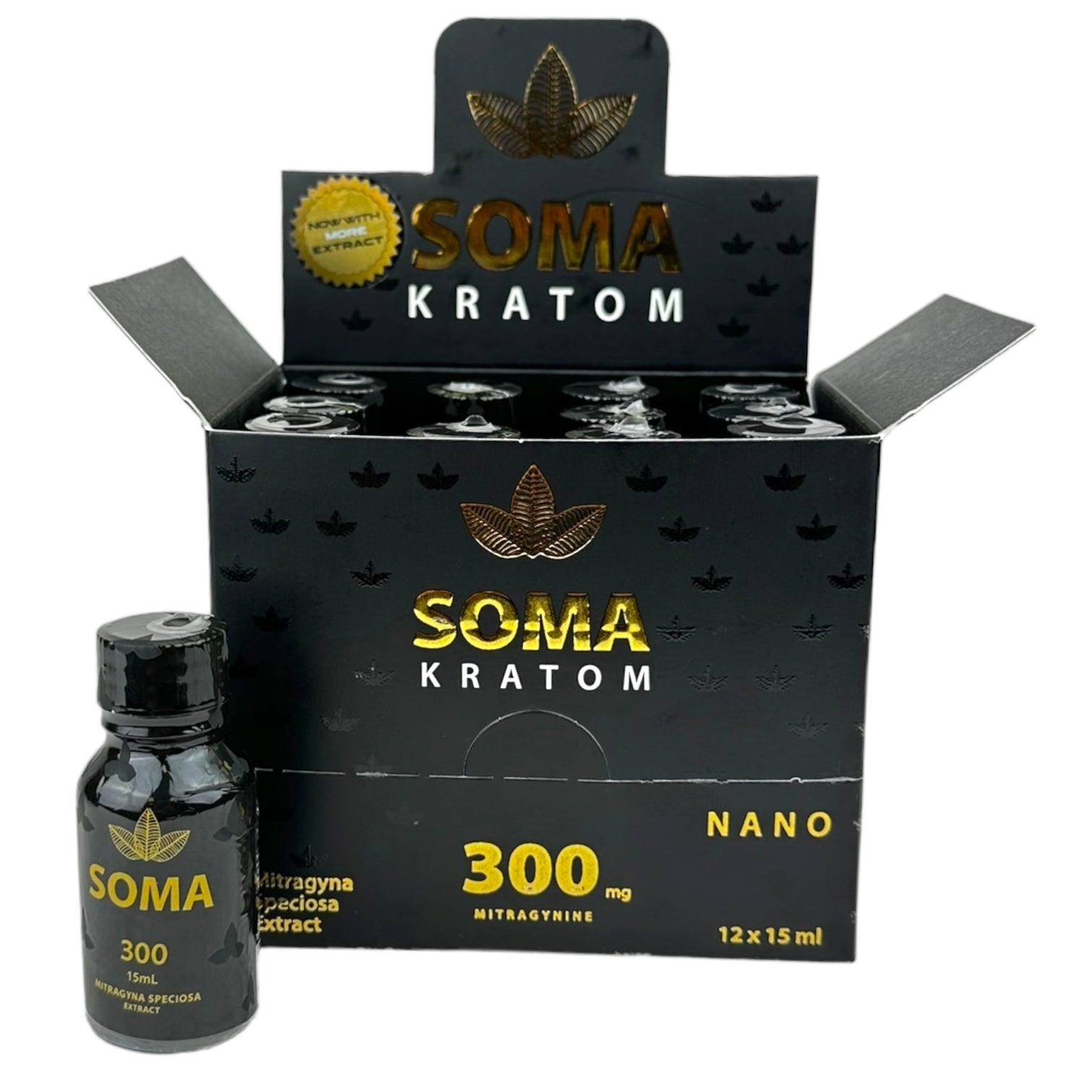 Soma 300mg 15ml Nano Shot 12 Bottles / Display | 12 Displays / Case