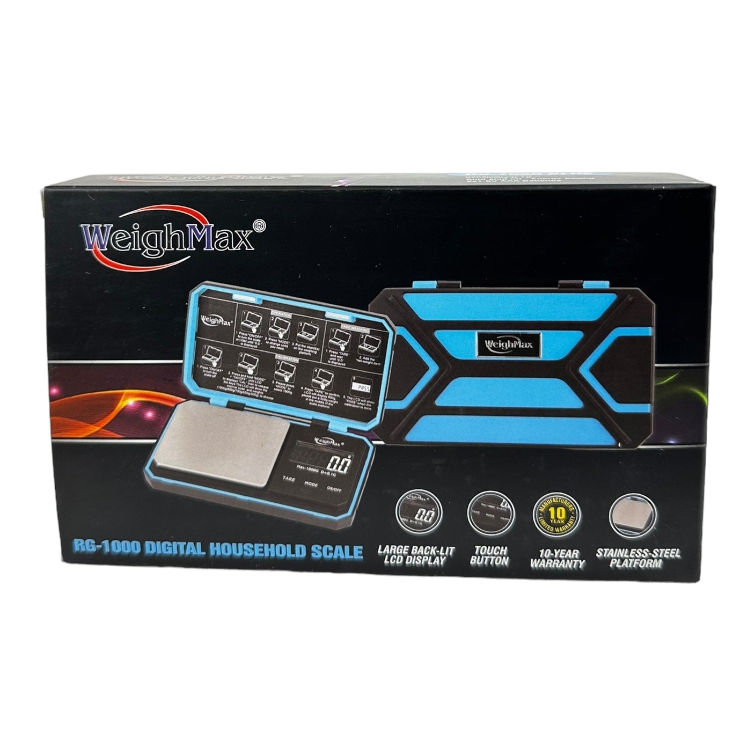 WeighMax RG1000 1000g Digital Household Scale SmokeTokes