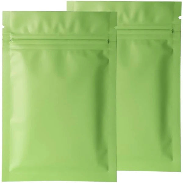 CR Mylar Plastic Bag - Pack Of 50 - 1800 Pcs Per Box - Green
