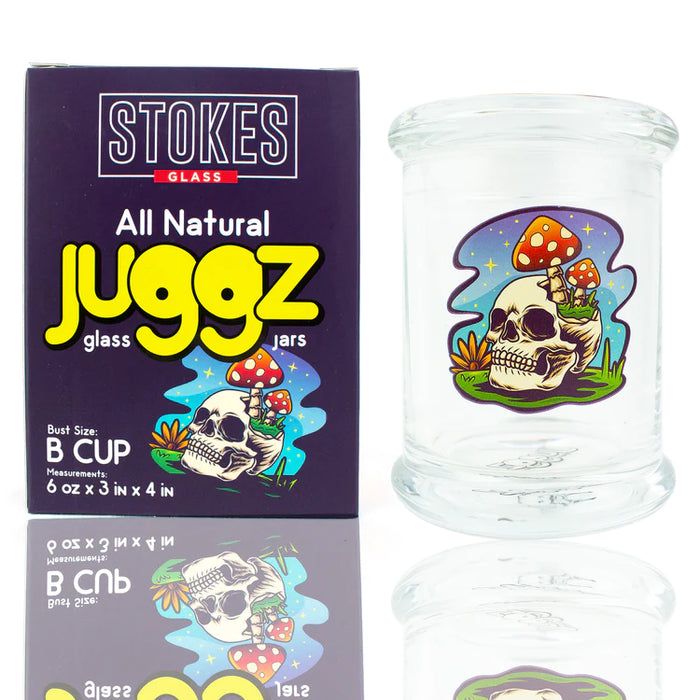 Stokes Juggz Glass Jars -  Skeleton