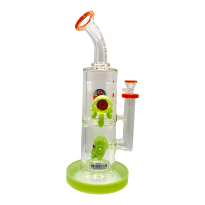 Cali Cloud X 12" Eye Ball Head Perk Bent Neck Water Pipe "WP-54"