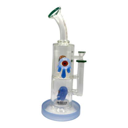 Cali Cloud X 12" Eye Ball Head Perk Bent Neck Water Pipe "WP-54"