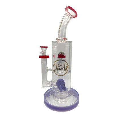 Cali Cloud X 12" Eye Ball Head Perk Bent Neck Water Pipe "WP-54"