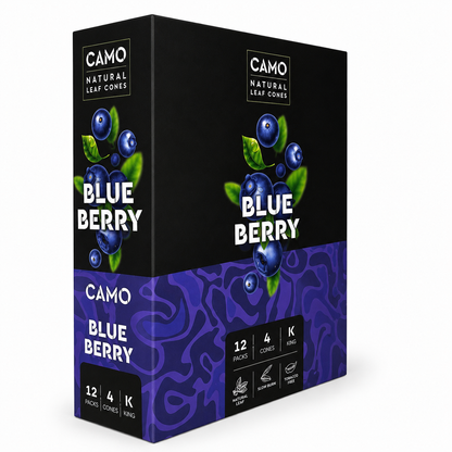 Camo Natural Leaf Cones I 4 Cones/Pk I 12 Pks/Dis