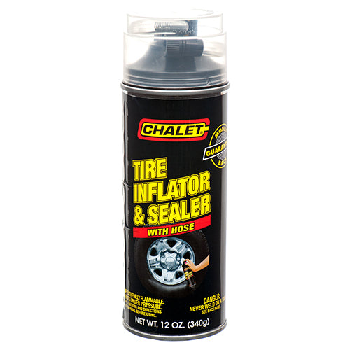 Chalet Tire Inflator and Sealer 12oz Safe Can