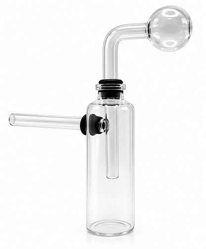 Clear 3 Pc Oil Burner Water Pipe