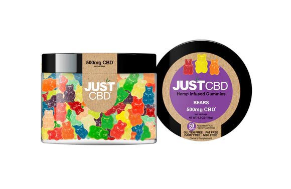 JUST CBD Hemp Infused Gummies 500MG