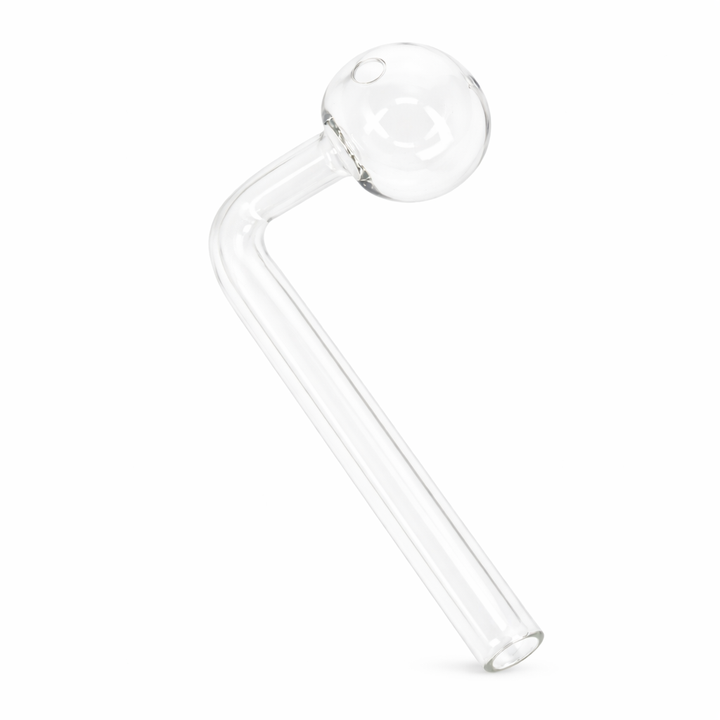 Clear L Shaped Glass Oil Burner