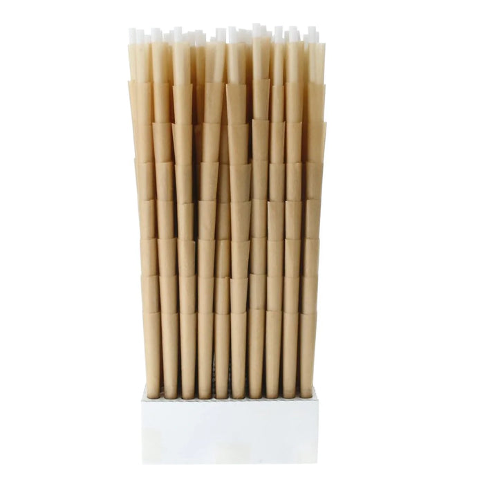 Cones + Supply Natural 98 Luxe Size Pre-Rolled Cones 98/26mm Filter (800ct)