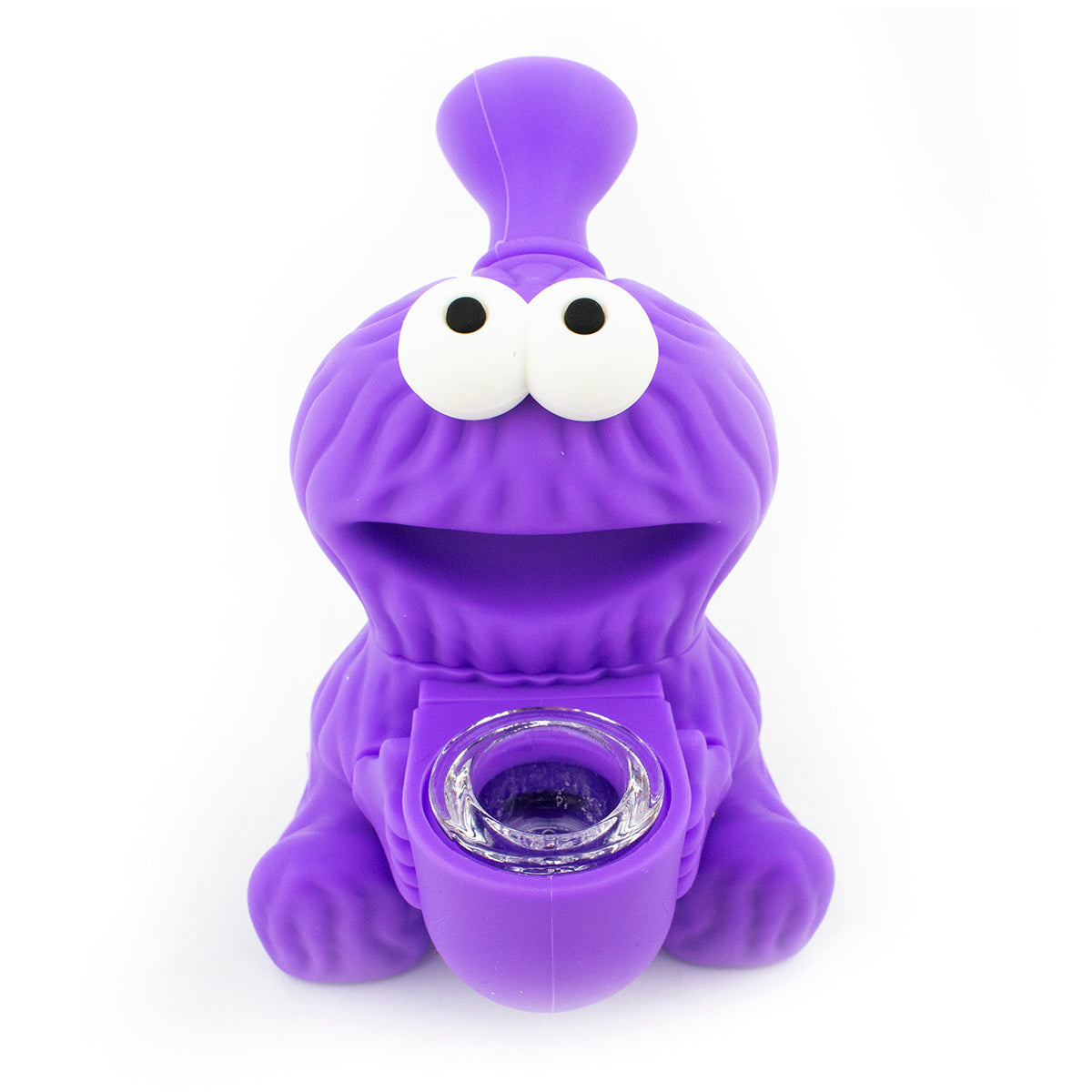 4" Mini Monster Silicone 2pc Water Pipe
