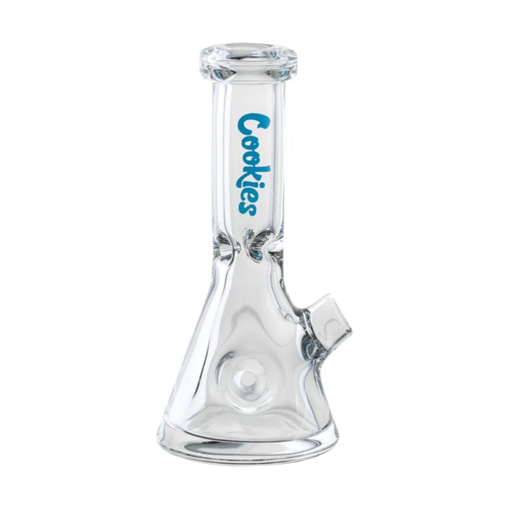 Cookies Mini Beaker Shape Glass Hand Pipe