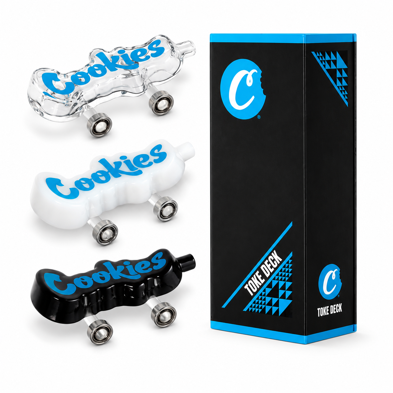 Cookies Toke Deck Glass Hand Pipe