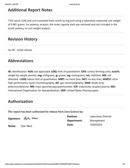 K Pow by K Shot Kratom + Cordyceps Capsules - 10 Pack Display