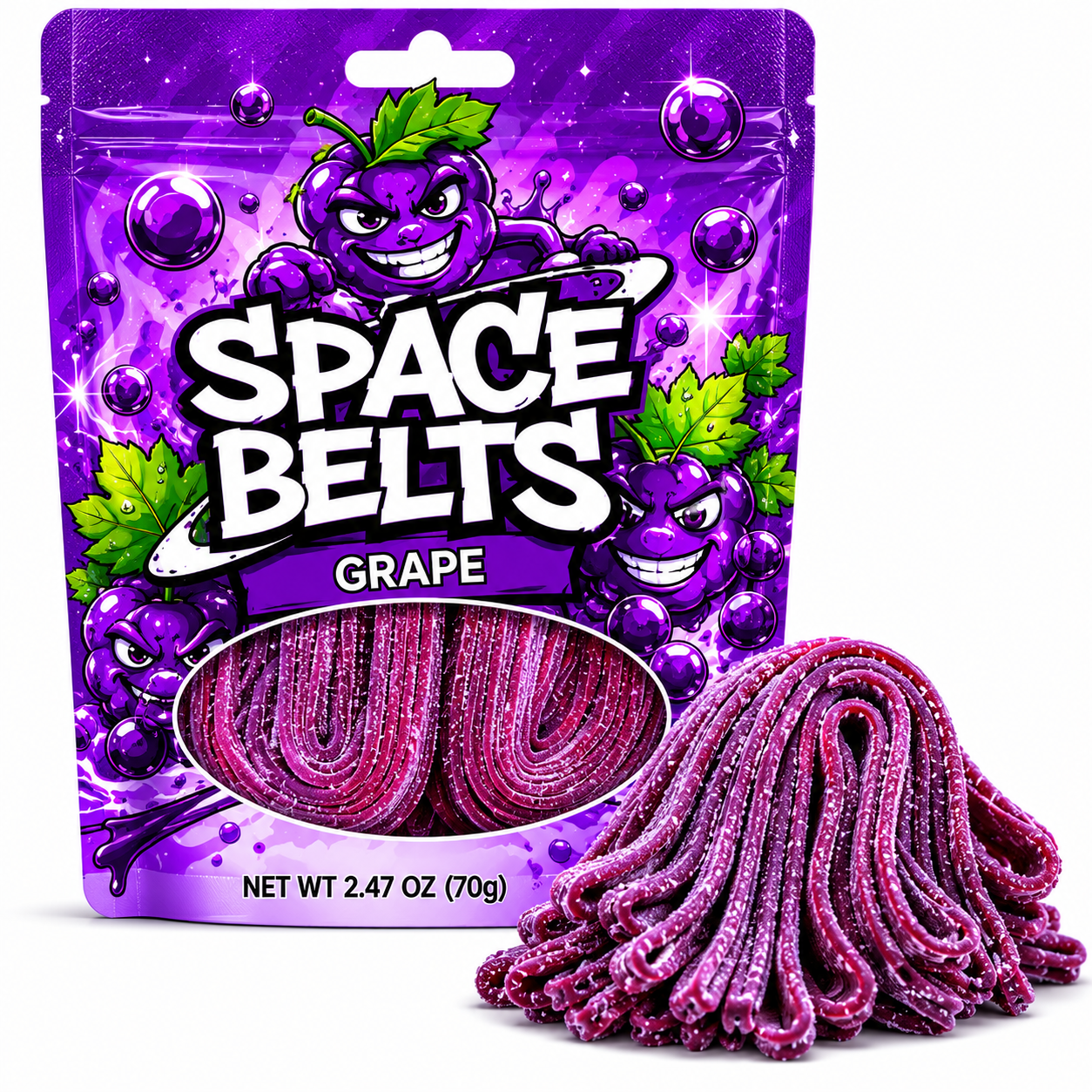 Cosmic Cravings Space Belts Candy 8oz. Pack