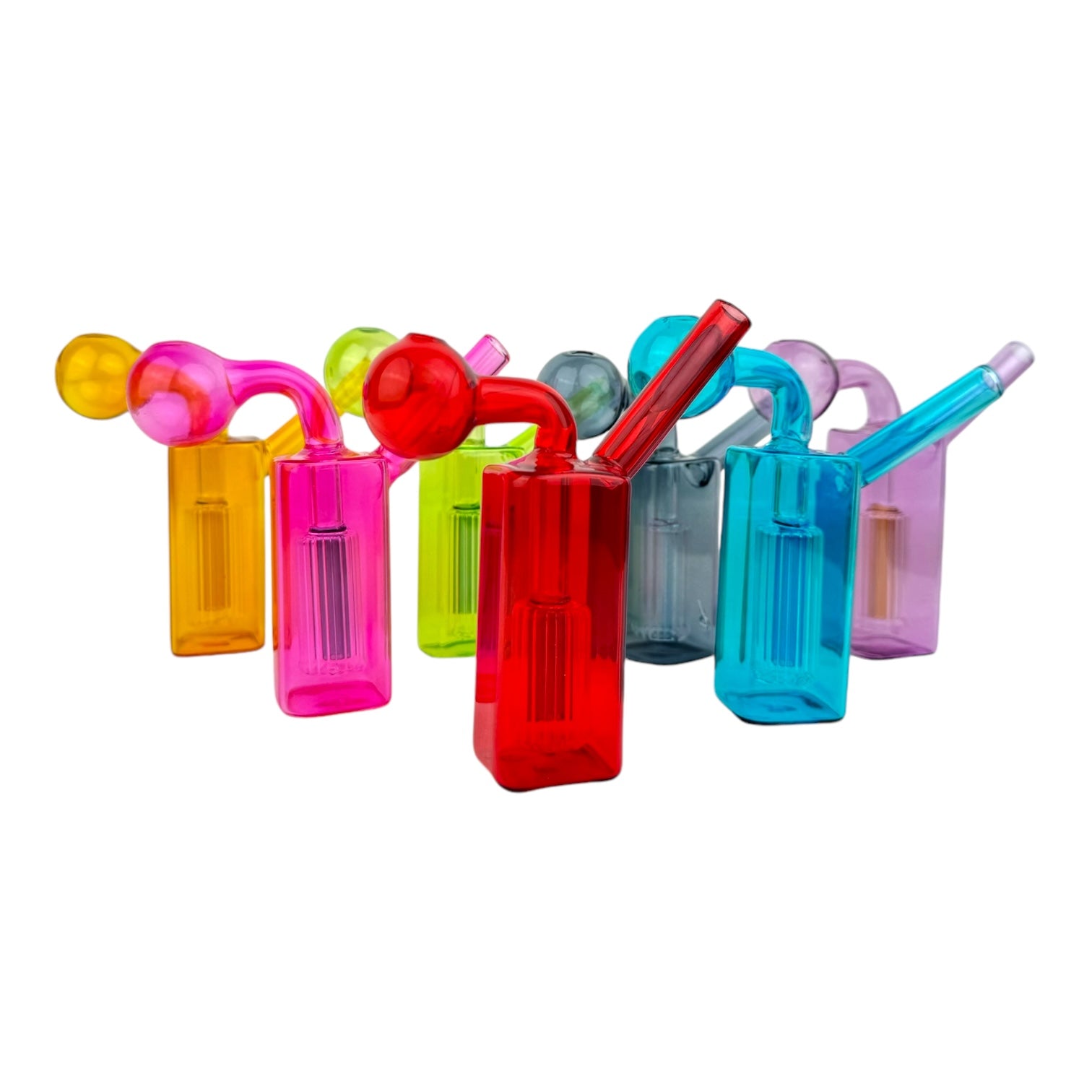 5" Rectangle Glass Oil Burner (Assorted Colors)