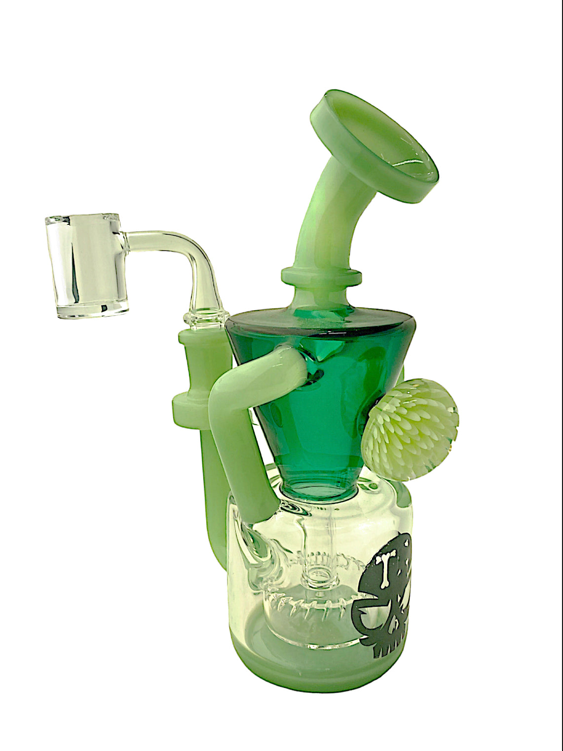 TX25 – 7.5" Toxic Cone Flower Pendant Recycler