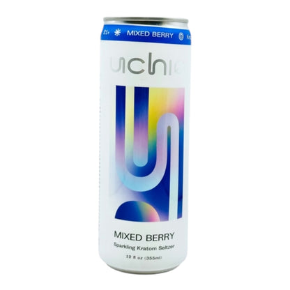 Uchie Sparkling Kratom Seltzer 12oz Pack of 12