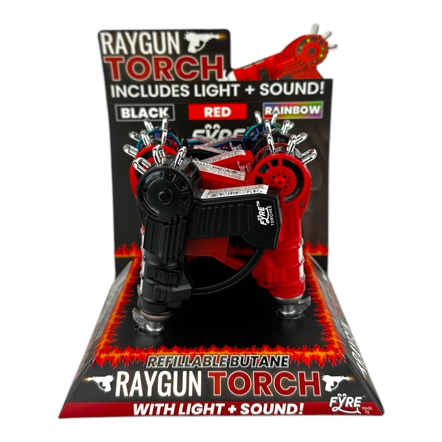 Raygun Torch includes Light + Sound - 6pc Display