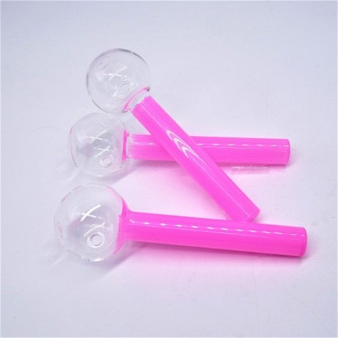 4'' Color Stem Clear Bowl Oil Burner- Pack of 20