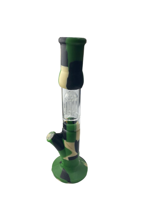 15"  Tree Perc Silicone Water Pipe