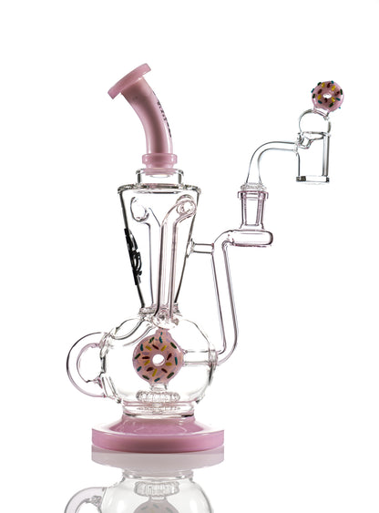TX37 - Toxic Donut Recycler Dab Rig Water Pipe