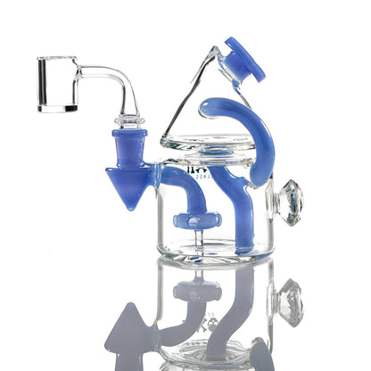 TX45 - 5.5" Toxic Glass Cone Recycler Diamond Rig