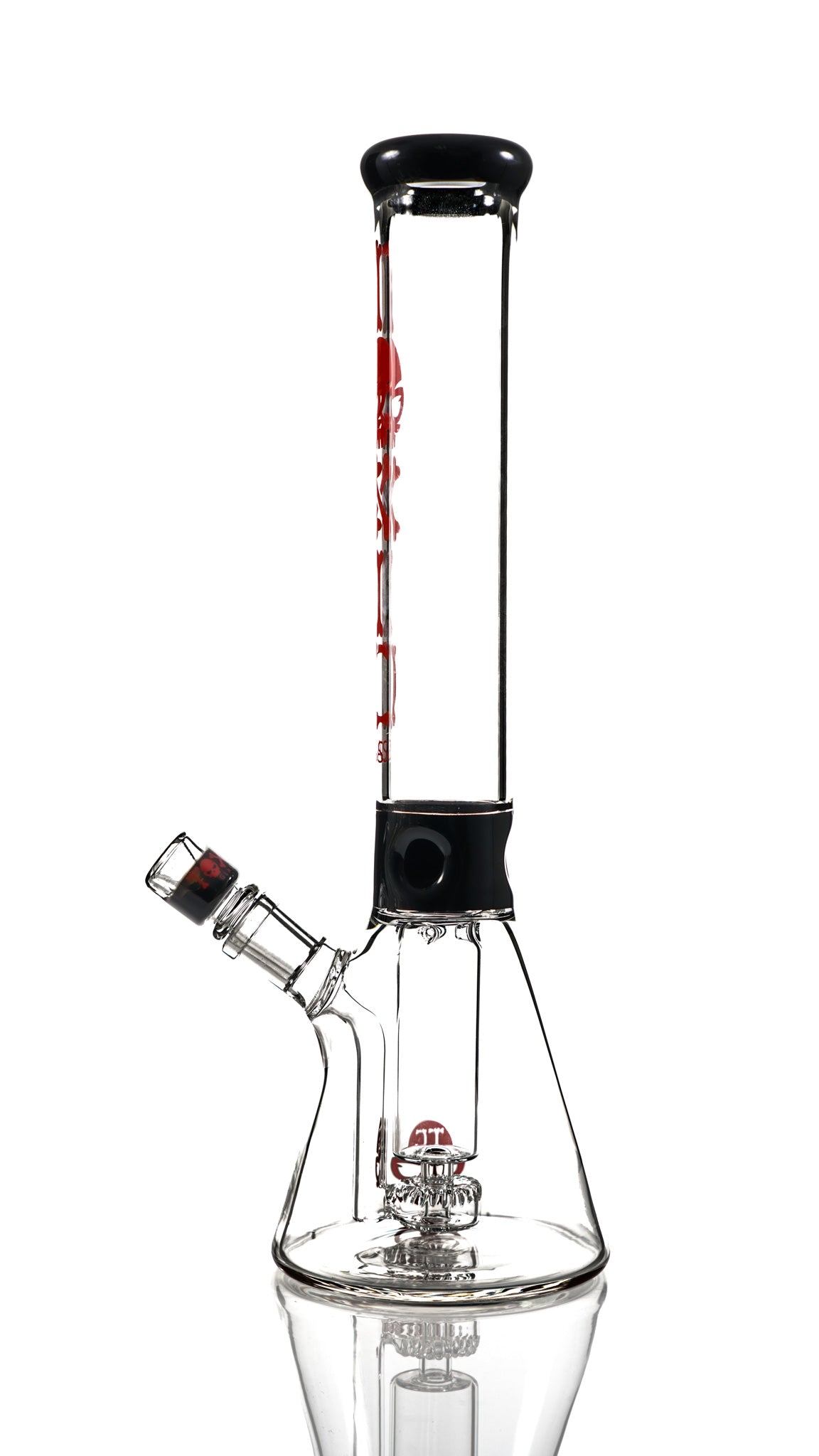 15″ MK100 TX13 Toxic Skull Beaker Water Pipe by MK 100 Glass