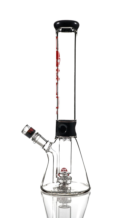 15″ MK100 TX13 Toxic Skull Beaker Water Pipe by MK 100 Glass