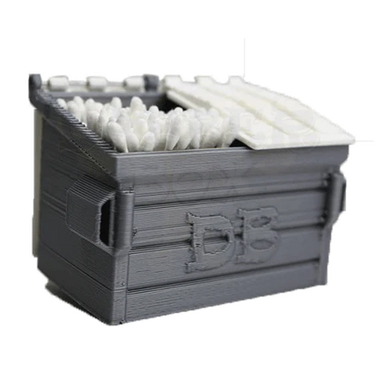 Dabber Box Cotton Swab Dumpster